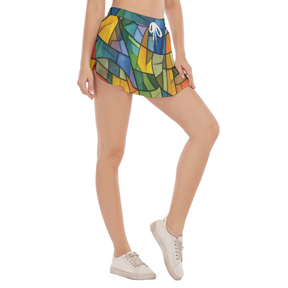 Stained-Glass Women's Skorts