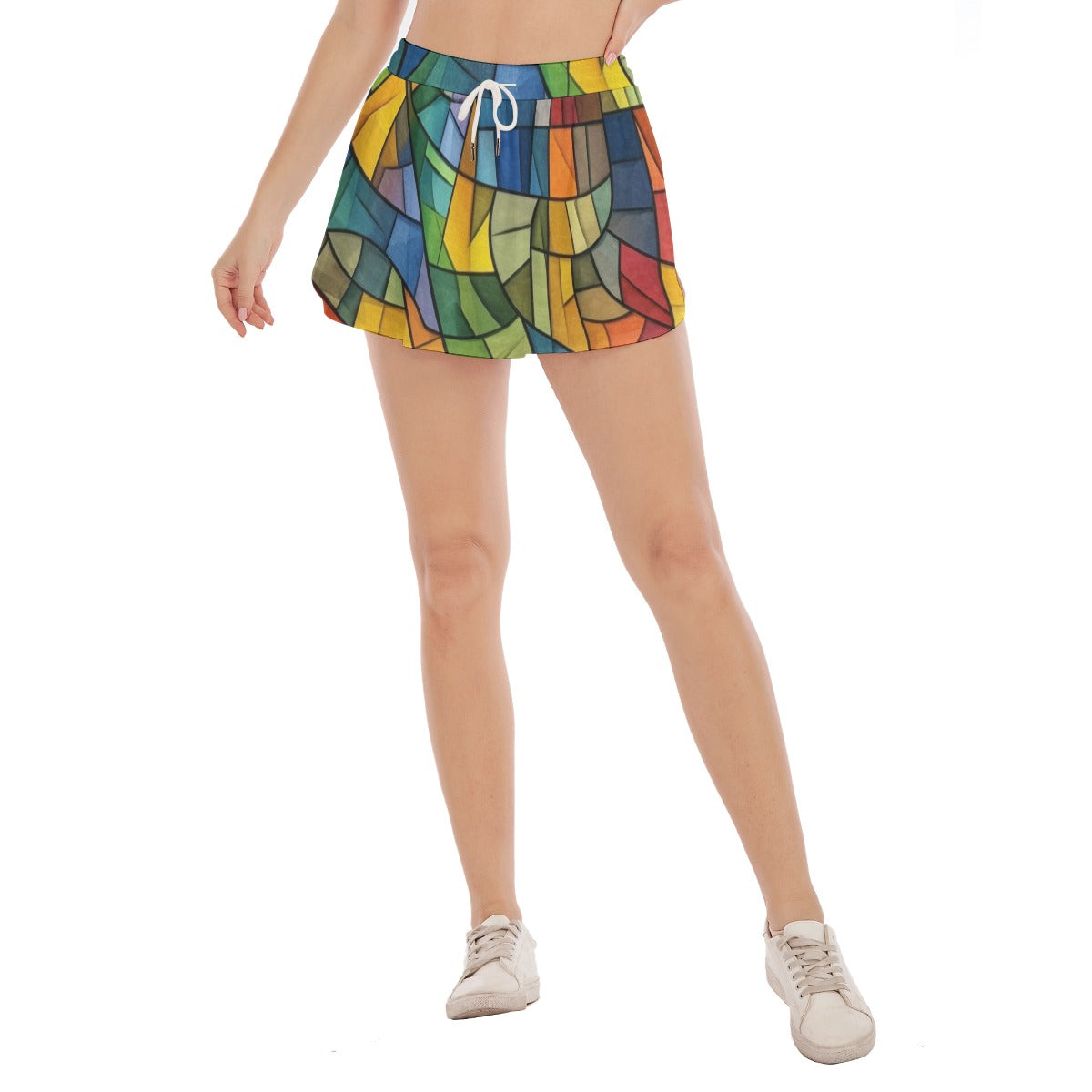 Stained-Glass Women's Skorts