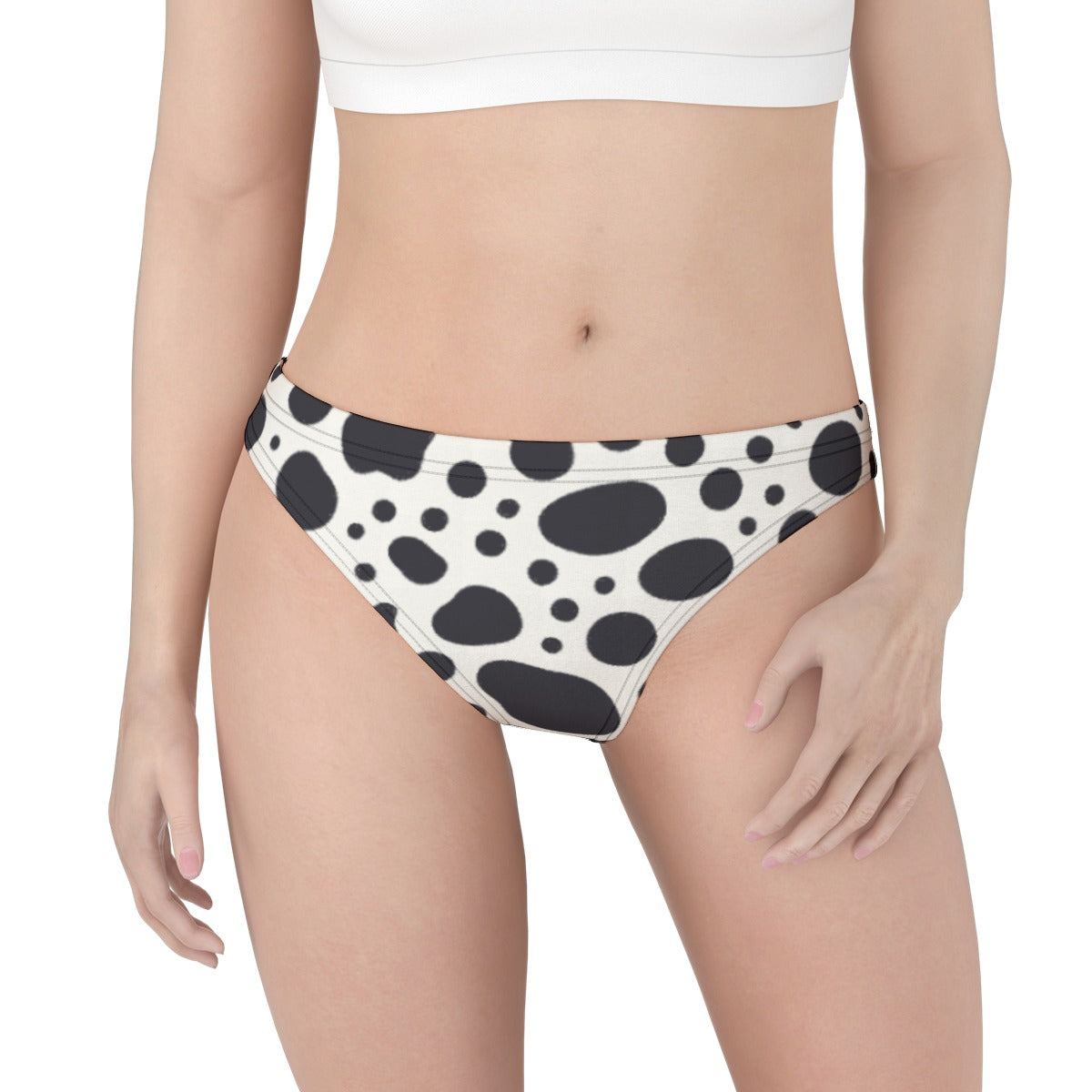 Dalmatian Woman's Thong Underwear