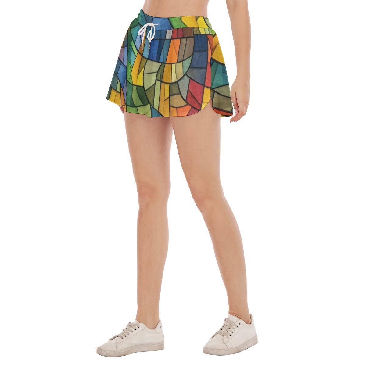 Stained-Glass Women's Skorts